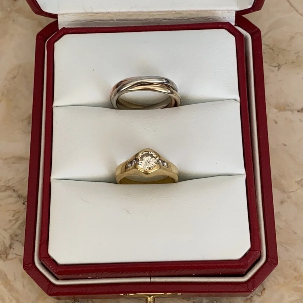 Authentic Cartier Double Wedding Rings Box - Picture 2 of 8